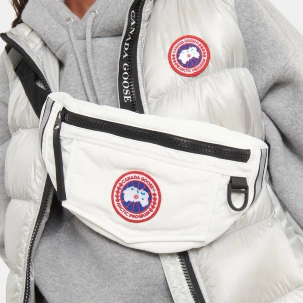 Canada Goose White Logo Belt Bag